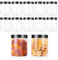 Plastic Jars with Lids 210ml 12 Pcs Clear Plastic Storage Jar with Screw Top Lid Small Spice Cake Jars Pots for Kitchen Cosmetics Containers