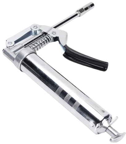 AKLOSIPY Piccola Pompa per Grasso, Manuale Ergonomico Pompa Grasso di Grasso 3000 PSI per Cartucce 3 Once, Progettate con Parete Spessa in Padella, Adatte a Varie Applicazioni Pesanti,