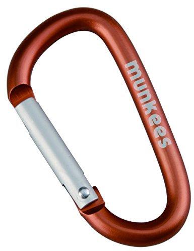 Munkees 3206 Karabiner D-Form - Ø 6 x 60 mm (2 Stück)