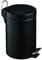 Premier Housewares - Cubo de Basura con Pedal (3 l, 26 cm x 17 cm x 23 cm), Color Negro