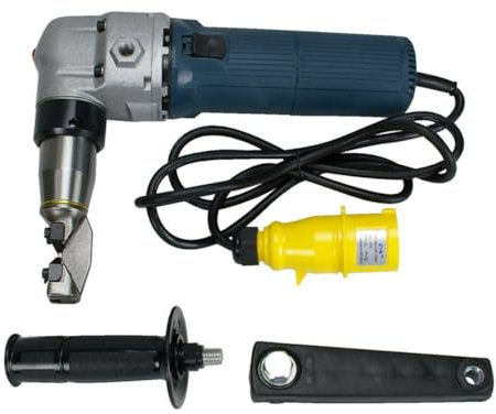 Longbow - 625W Electric Thick Sheet Metal Nibbler 110V - Cuts up to 4mm Steel
