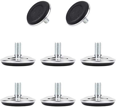 Sourcingmap Lot de 8 pieds de nivellement réglables M10 x 17 x 50 mm