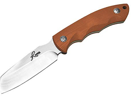 0 Roper Knives Razor Fixed Blade Orange