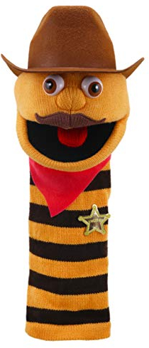 The Puppet Company - Steckdose – Cowboy-Handpuppe