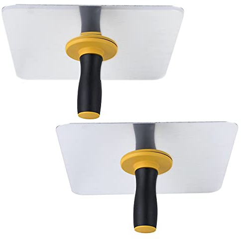 2 Pcs Aluminum Hawk for Plaster, 12 x12Inch Mortar Board Plaster Tools, Lightweight Drywall Plastering Hawk with Comfort Soft Grip Handle, Premium Cement Hawk