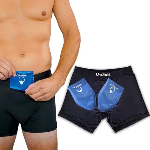 Undeez Vasektomie-Unterwäsche mit Zwei Kühlakkus und Snug Hodenunterstützung - Vasektomie-Geschenk für Männer