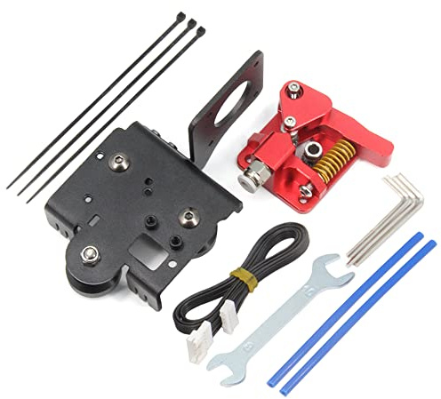 Befenybay Upgrade Direct Dual Gear Extruder Support Plate Kit Easy Print Flexibles Filament für Creality Ender 3/CR-10 3D-Drucker