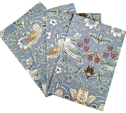 William Morris Strawberry Thief Blue Pack de 4 servilletas