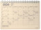 MARK'S 2024 Tischkalender M, Ivory