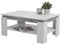 möbelando Couchtisch Tim II in weiß/Beton-Optik. Abmessungen (BxHxT) 90x40x60 cm