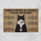 Entrance Rug Cat - When Visiting My House Welcome Mat Non-Slip Utility Kitchen Mats For Living Room Entry Hallway 40X60Cm