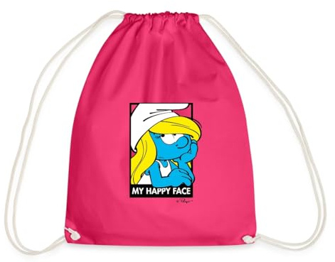 Die Schlümpfe Schlumpfine Happy Face Turnbeutel