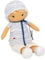 KALOO - Tendresse - Meine Erste Stoffpuppe Eli - 32 cm Große Puppe - Matrosenstil - Hübsche Geschenkbox - Personalisierbares Band - Ab Geburt, K200013
