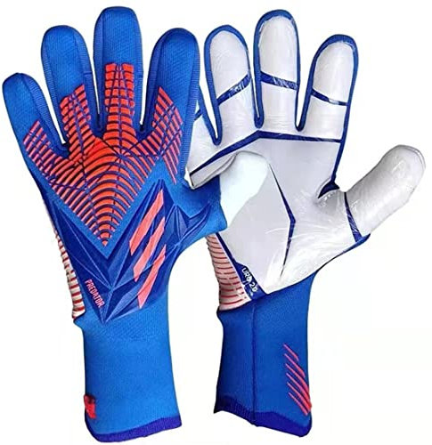 Kinder-Fußballhandschuhe, Torwarthandschuhe, Fußballhandschuhe für Jungen, Mädchen und Junior-Torwarte, Fußballhandschuhe für Training und Spiel, rutschfest, Handgelenkschutz, Größe 6/7/8/9/10