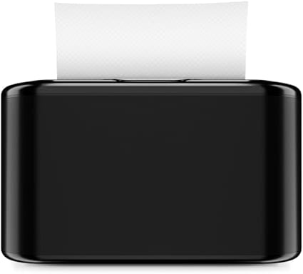 Xlxker Multifold Papierhandtuchspender Arbeitsplatte, Handtuchspender für Schlafzimmer, Badezimmer, Küche, WC (schwarz)