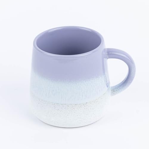 Sass & Belle Tasse Mojave glasiert Steinzeug lila weiß 350ml