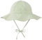 Durio Sonnenhut Baby Hut Kinder Verstellbarer Faltbare UV-Schutz mit Verstellbarem Bindebändern und Breite Krempe Sonnenhut Mädchen Junge Grün-Weiß Streifen 12-24 Monate (Tag Size M)