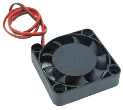 4010 Fan 5v 12v Silent Brushless Cooling Fan 3D Printer Part 40mm 4cm hydraulic Bearing Axial 40mmx40mmx10mm 2pin DC5v dc12v J17 (Size : 2pcs, Color : 4010 5v)