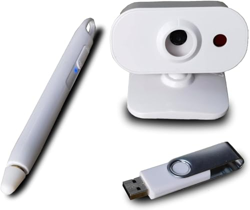 Mini tableau blanc interactif portable pour enseignement intelligent, longues foucs écrits et dessinés, mini écran de projection portable pour la maison, le bureau, les salles de classe, les réunions