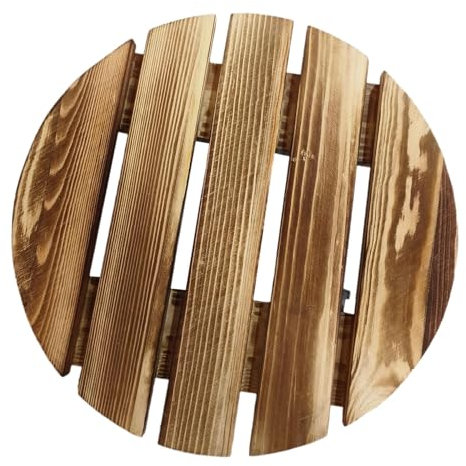 rockible Plateau à plantes mobile, Base à roulettes, support pour plantes roulantes, plateau pour pots de fleurs pour l'extérieur , Diamètre 35CM