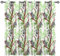 ANHOPE Cartoon Tier Koala Bär Blatt Blickdichte Gardinen mit Ösen Kinder Jungen Mädchen Thermo Vorhänge Wohnzimmer Schlafzimmer Verdunklungsvorhänge 2er Set H 138 x B 107 cm