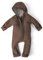Ehrenkind® WALKOVERALL | Baby Wollwalk-Overalls aus Merino Schurwolle mit Reißverschluss | Walk Wolle Woll-Anzug für Kleinkind und Baby | Taupe Gr. 86/92