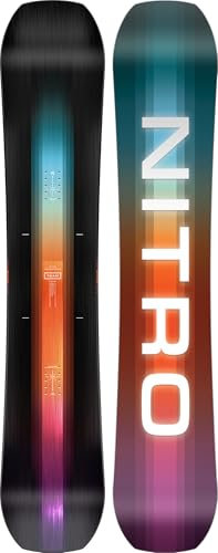 Nitro Snowboards Team Wide Board '25, Freestyle/Freerideboard, Directional Twin, Trüe Camber, All-Terrain, Wide, per piedi grandi