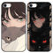 Yimctoie 2 Stück Handyhülle für iPhone 7/8/SE 2020/SE 2022 4,7,Cute Karikatur Cool Mädchen umarmt Katze Aesthetic Muster Case,Anime Cat Cartoon Schutzhülle Schwarz Silikon Hülle Stoßfeste Cover