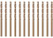Misuyue 8% Cobalt Drill Bits, Metal Drill Bit Set 1.5mm, 12pcs HSS M42 Carbide Twist Drill Bit for Metal Stainless Hard Steel Aluminum, Wood Drill Bits