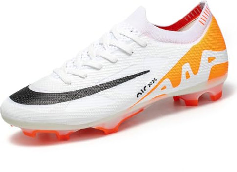 Solamni Outdoor Herren Naturrasen Fußballschuhe FG/MG - Leichte Hallenfussballschuhe für Training, Outdoor Sport und Jugendfußball Fussballschuhe