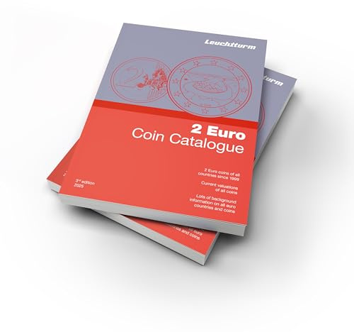 Leuchtturm 372913 2 Euro Katalog 2025 mit Abbildungen und Informationen zu Allen Zwei-Euro-Kursmünzen im Umlauf - Englisch