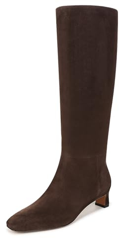 Vince womens Harlan Tall, Cacao Brown Suede Wide Calf, 4.5 UK