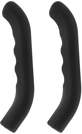 OSOLADY 2 Stück Silikon Bremshebelabdeckung für Fahrradbremsen Schwarz | Rutschfeste Oberfläche, Angenehmer Griff, Schützt den Bremshebel, Dekorativ und Passend für Bikes