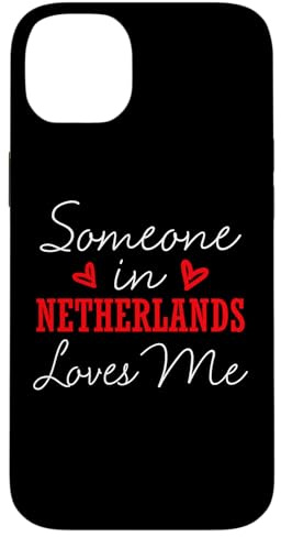 Hülle für iPhone 14 Plus Someone in Netherlands Loves Me Beziehungspaar
