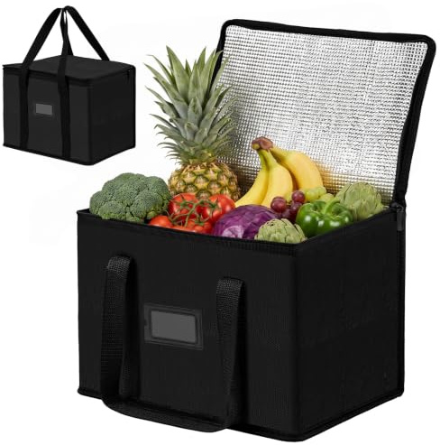 Alaoo Bolsa Nevera, 40 L Plegable Bolsa Enfriadora, Bolsa Térmica Grande | Nevera Portatil,Nevera Bolsa Grande, Bolsa Termica Playa, Bolsa Isotermica Grande, para Playa, Picnic, Acampadas