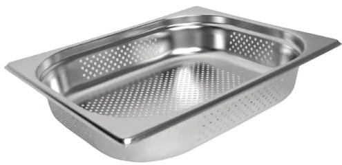 Vogue K846 Edelstahl perforiert 1/2 Gastronorm Pfanne, 150 mm