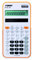 Wissenschaftlicher Rechner Fiamo ECO30 Wissenschaftlicher Taschenrechner, 138 Funktionen und 10 stelligem Display, weiß/orange