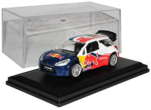 Unbekannt Citroen DS3 WRC Rally Sebastian Loeb Nr 1 Red Bull 2011 Nr 1 mit Sockel und Vitrine 1/43 Modellcarsonline Modell Auto