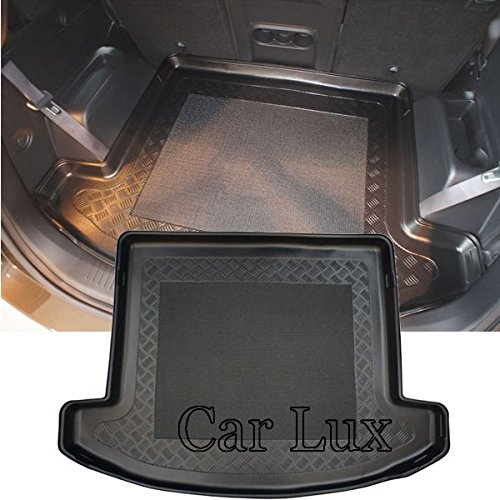 Car Lux AR03113 - Alfombra Bandeja Cubeta Protector cubre maletero a medida con antideslizante