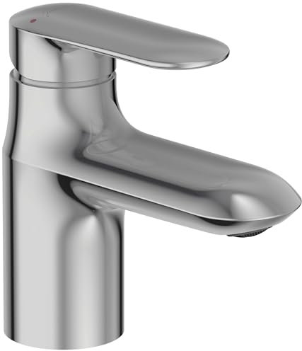 JACOB DELAFON Kumin E99984-CP Robinet de lavabo Corps lisse Économie d'eau Installation facile