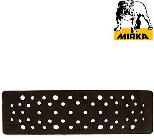 Mirka 8299701011 70x198mm 10mm Interface Hook and Loop for Mirka Air/Electric 56 Hole Sanding Machine OS383CV/OS383DB/Hand Sanding Block Interface for Rounded and Contoured Surfaces
