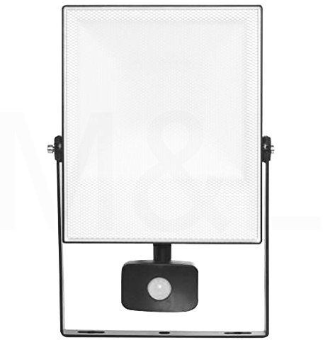 Energizer 50W LED PIR Sensor Floodlight, 6000 Lumen, Daylight. LED Hightech Technology.