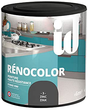 Peinture multisurface RENOCOLOR ZINC 450ML - ID Paris
