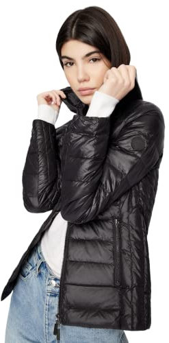 Armani Exchange Damen Real Down Everyday Jacke, Schwarz, XS