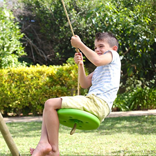 TP Toys Balancoire Bouton | Idéal pour Une Utilisation avec Les portiques de balançoire | 3 Ans et Plus | Corde Douce au Toucher