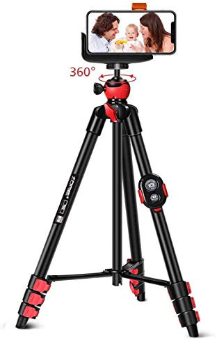 ZOMEI T60 Supporto Del Telefono Mobile con Bluetooth Telecomando Fotocamera Treppiede per iPhone/Galaxy/Huawei/Xiaomi per Gopro per SLR