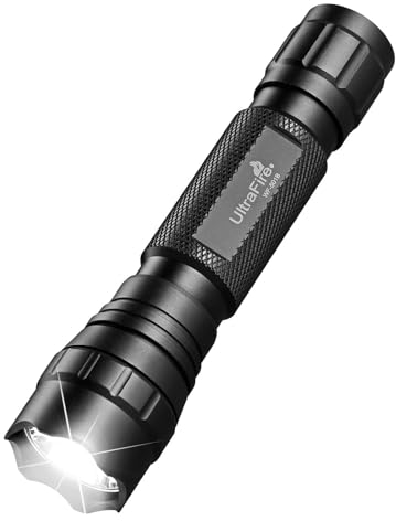 Ultrafire WF-501B Linterna LED Pequeña 800 Lúmenes Modo Unico Mini Linterna Táctica Brillante Impermeable para Caming Caminar Outdoor