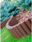 Very Strong Garden Fence Lawn Edging Boarder Edge Palisade Fencing Plastic (24pcs Pack (6.84M), Brown)