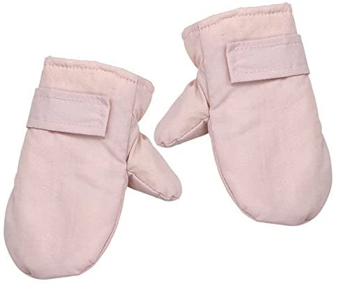 Baby Handschuhe Winter, Kinderhandschuhe 2/3/4 Jahre Mädchen Junge, Skihandschuhe Kinder Wasserdicht, Fäustlinge Fleece Fausthandschuhe Kinder, für Skifahren Radfahren Outdoor Warm Sport (L, Rosa)