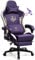GTPLAYER Gaming Stuhl Gamer Stuhl mit Bluetooth-Lautsprechern und Fußstütze, Dragon Series Bürostuhl, Ergonomischer Gaming-Stuhl, Drehsessel, Computerstuhl Lila